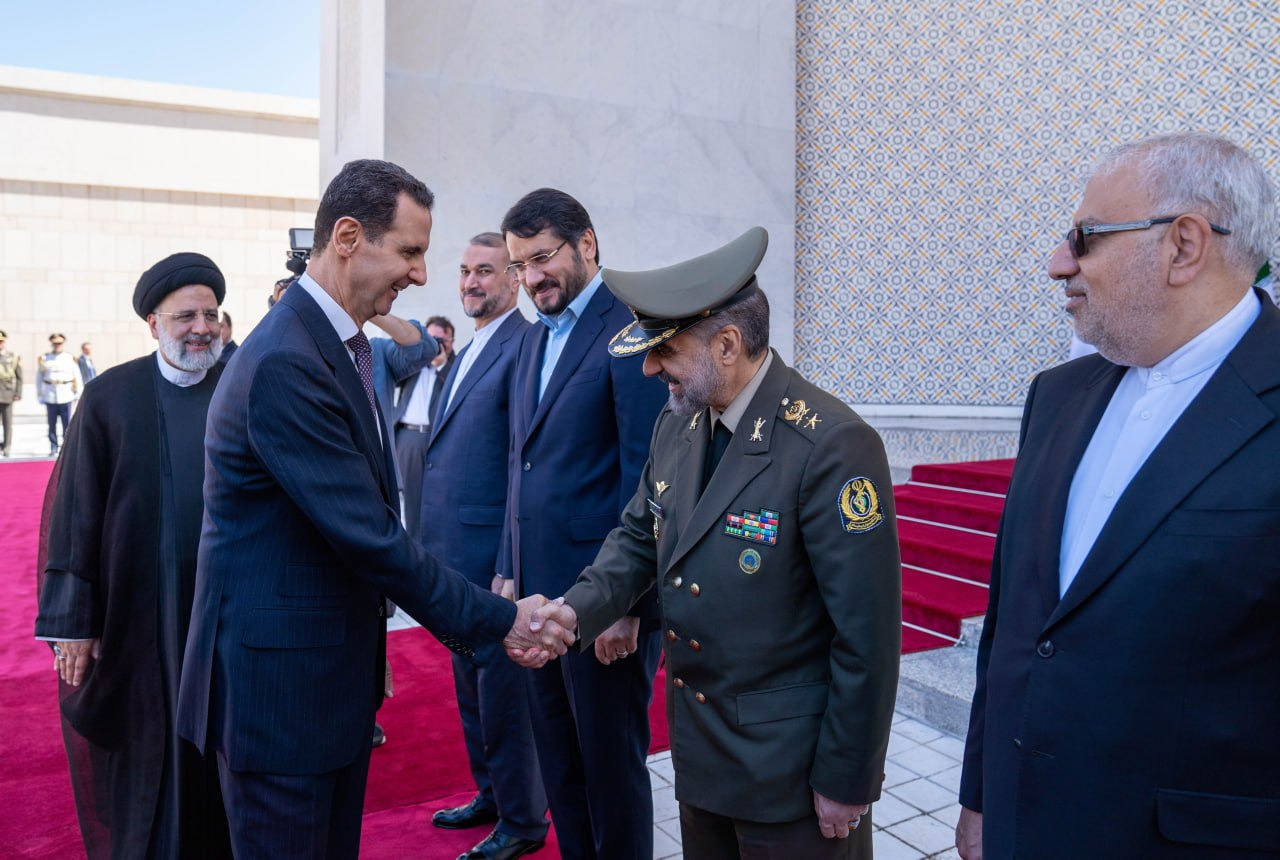 زيارة الرئيس الايراني ابراهيم رئيسي إلى سوريا